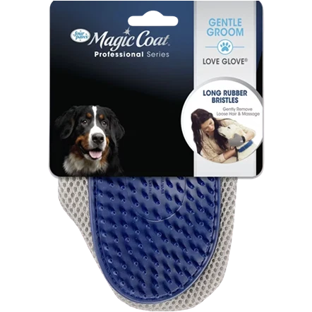 Consistent Four Paws Love Glove Grooming Mitt Contemporary