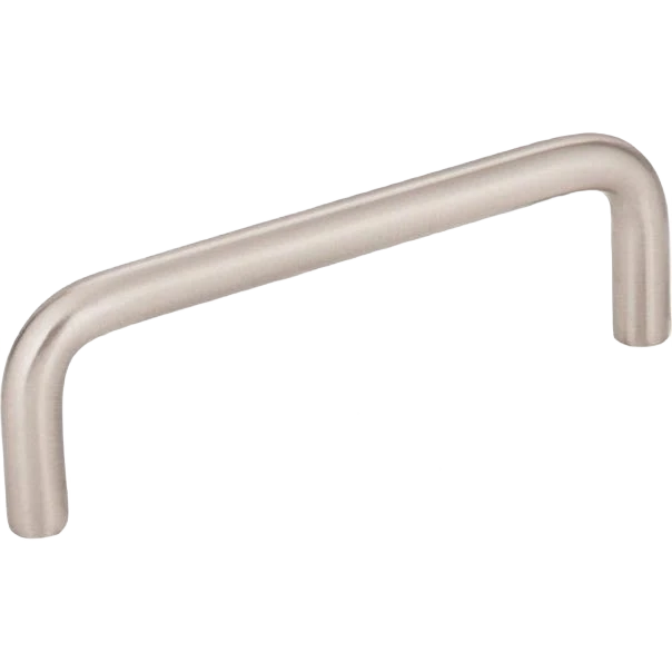 World-Class Hardware Resources Torino Satin Nickel Cabinet Wire Pull 4 In. Prestigious