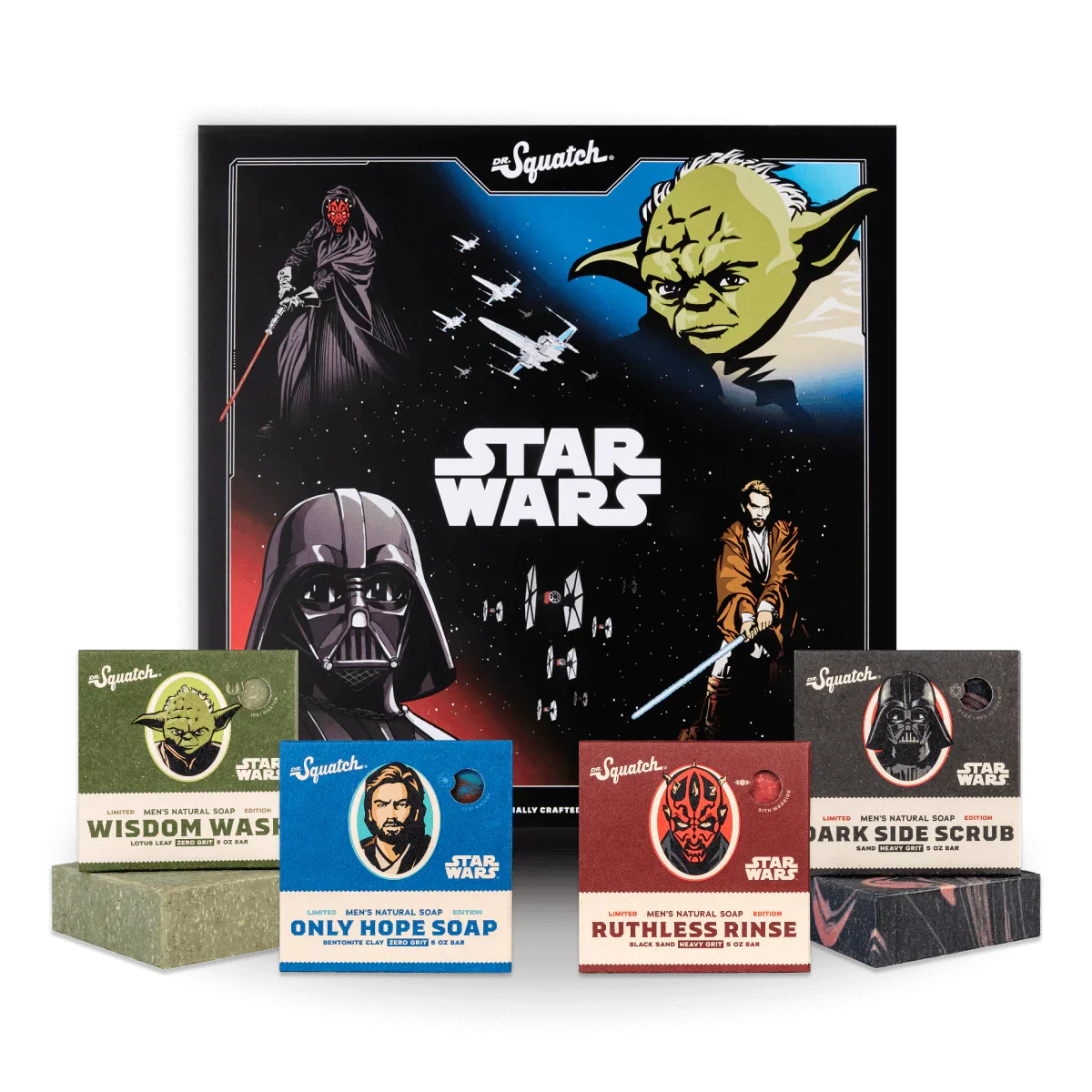Prestigious Dr. Squatch Star Wars Soap Collection 1 Expertly Made