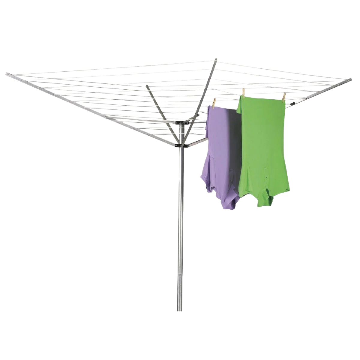 Advanced Household Essentials Sunline Umbrella Style Aluminum Clothes Dryer Relaxed
