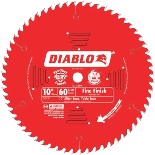 Diablo 10-In. 60-Tooth Fine Finish Saw Blade Exclusive