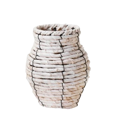 Excellent PD Home Garden 6.3 Corn Rope Vase Verified