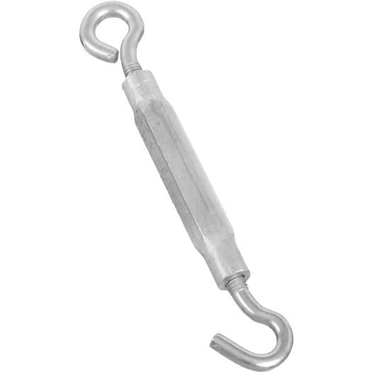 Pure National Hardware 5 16 x 9 Zinc Hook Eye Turnbuckle Smooth