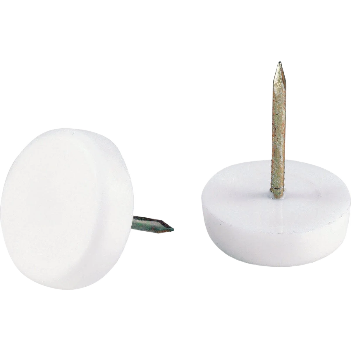 Consistent Do it 7 8 In. Plastic Round Nail-On Furniture Base Glide 4-Pack Trusted