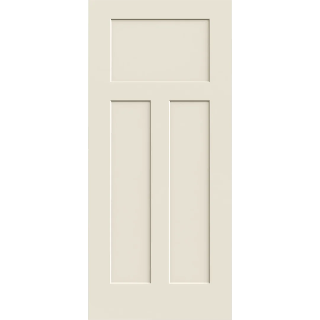 Sustainable Jeld-Wen 36 in. x 80 in. Craftsman III Primed Interior Slab Hollow Core Door Original Design