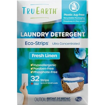 Traditional Tru Earth Eco-Strips Laundry Detergent Consistent