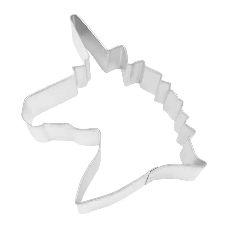 Artisan R M International Unicorn Head Cookie Cutter 5 in. Breathable