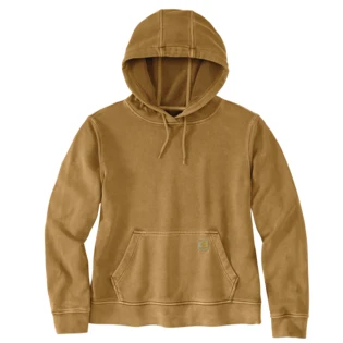 Prestigious Carhartt Women’s Small Brown French Terry Hooded Sweatshirt Enhanced