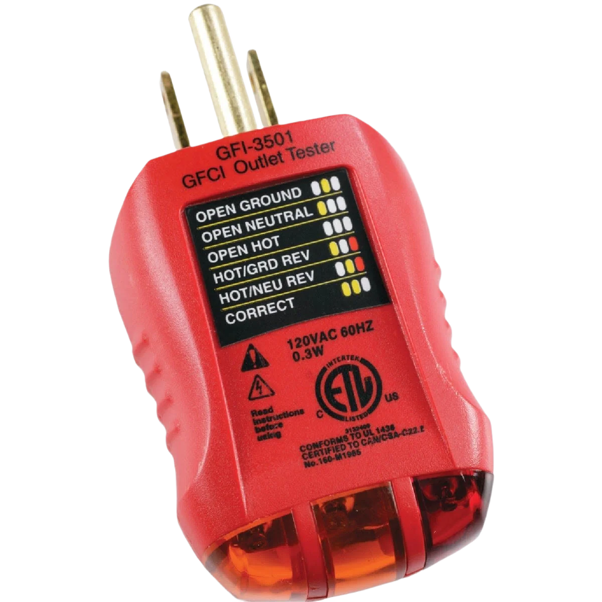 Superior Gardner Bender Outlet and GFI Tester Soft