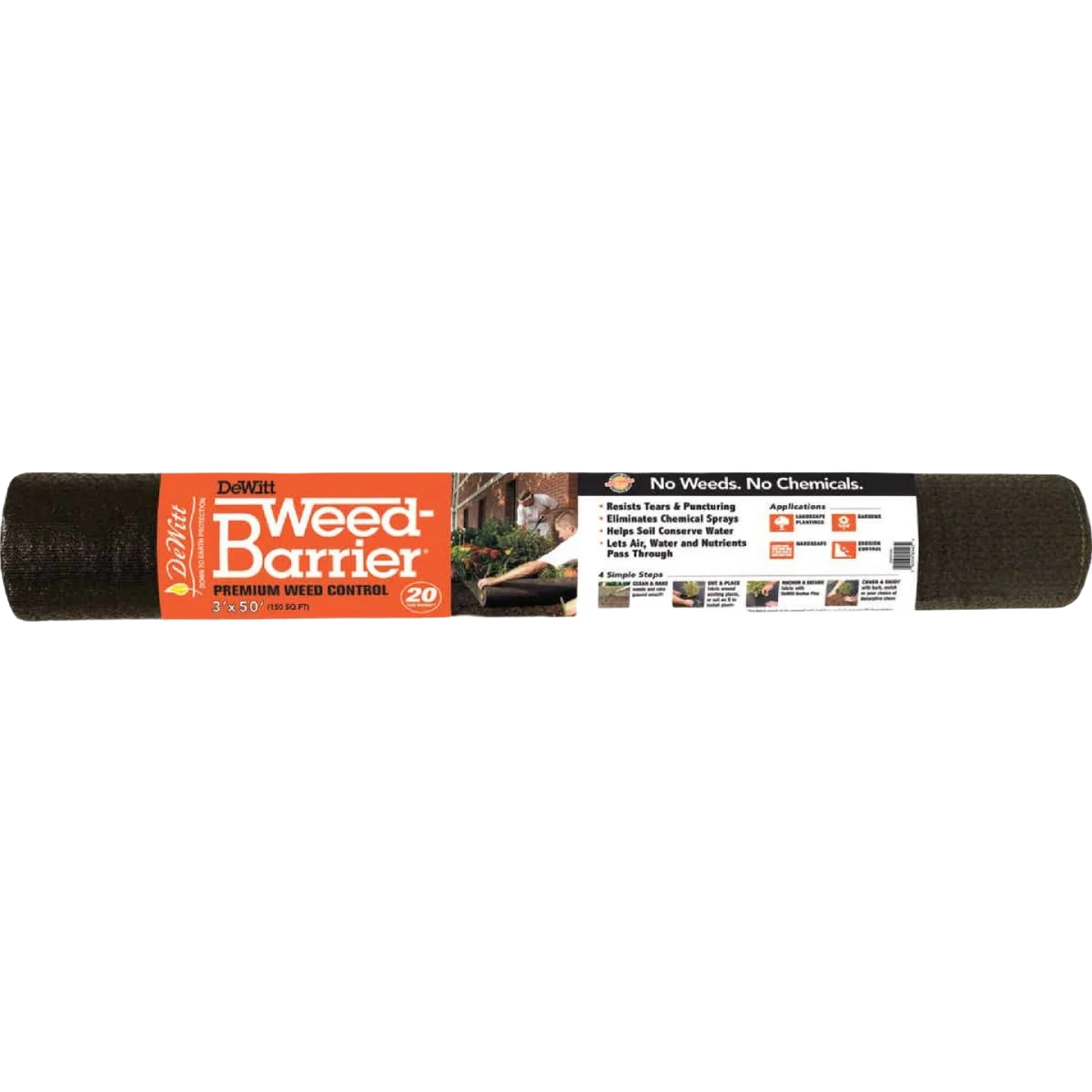 Exclusive DeWitt Premium Weed Control 20 Year Polyester Landscape Fabric 3 x 50 ft. Environmentally Friendly