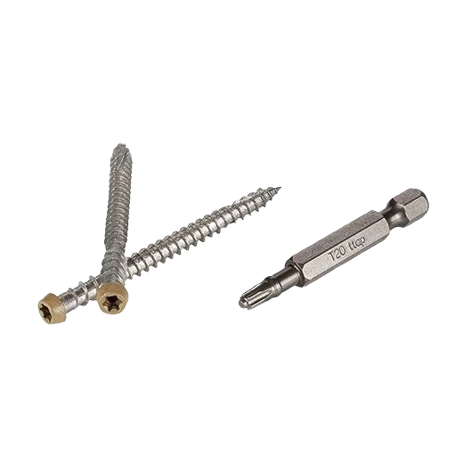 Expertly Made TimberTech 2-1 2 in. Light Tan TOPLoc® Screws for AZEK® 100 sq. ft. Exclusive