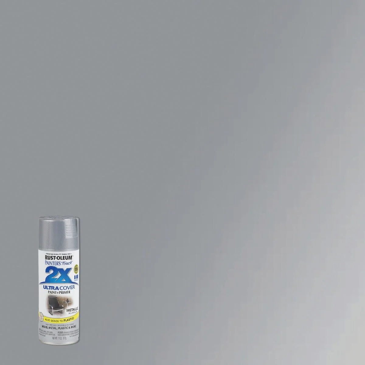 Efficient Rust-Oleum Painters’ Touch 2X Aluminum Metallic Spray Paint Primer 12 oz. Breathable