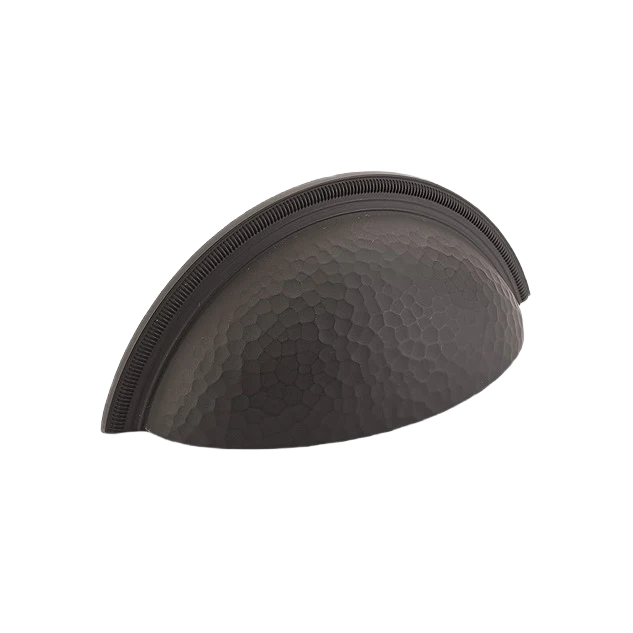Detailed Schaub Oil Rubbed Bronze Atherton Knurled Edge Cup Pull Next-Generation