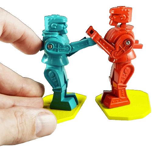 Green World’s Smallest Rock’Em Sock’Em Robots Top-Quality