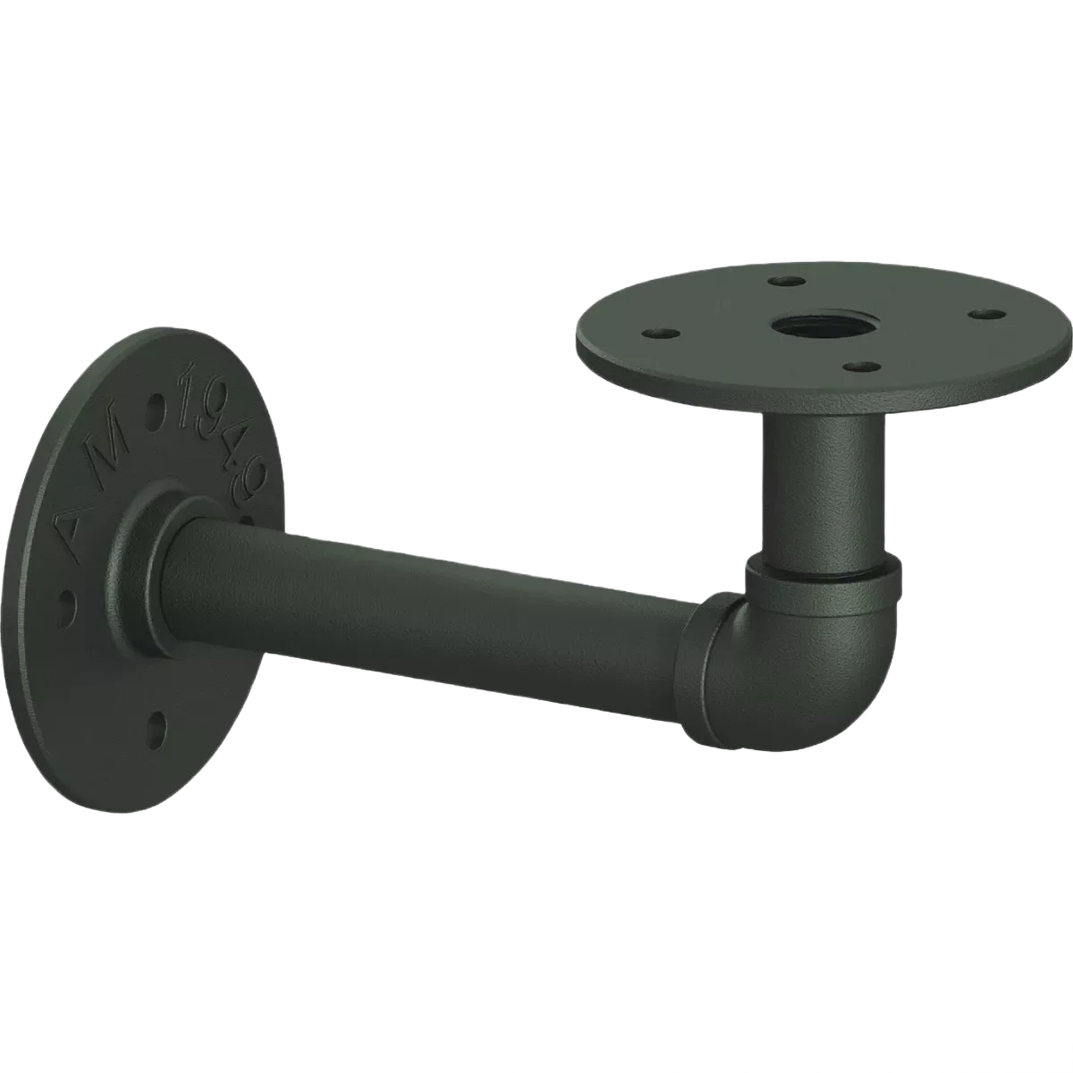 Detailed Knape Vogt Birmingham 8 Industrial Elbow Pipe Shelf Bracket Excellent