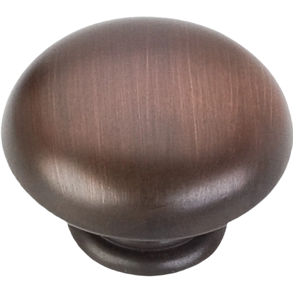 Original Design Hardware Resources 1-3 16 In. Plain Gatsby Knob Brushed Oil Rubbed Bronze Breathable