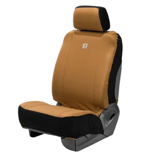 Long-Lasting Carhartt Brown Nylon Duck Bucket Seat Cover Quality