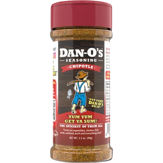 Verified Dan-O’s Chipotle Seasoning 3.5 oz. Certified