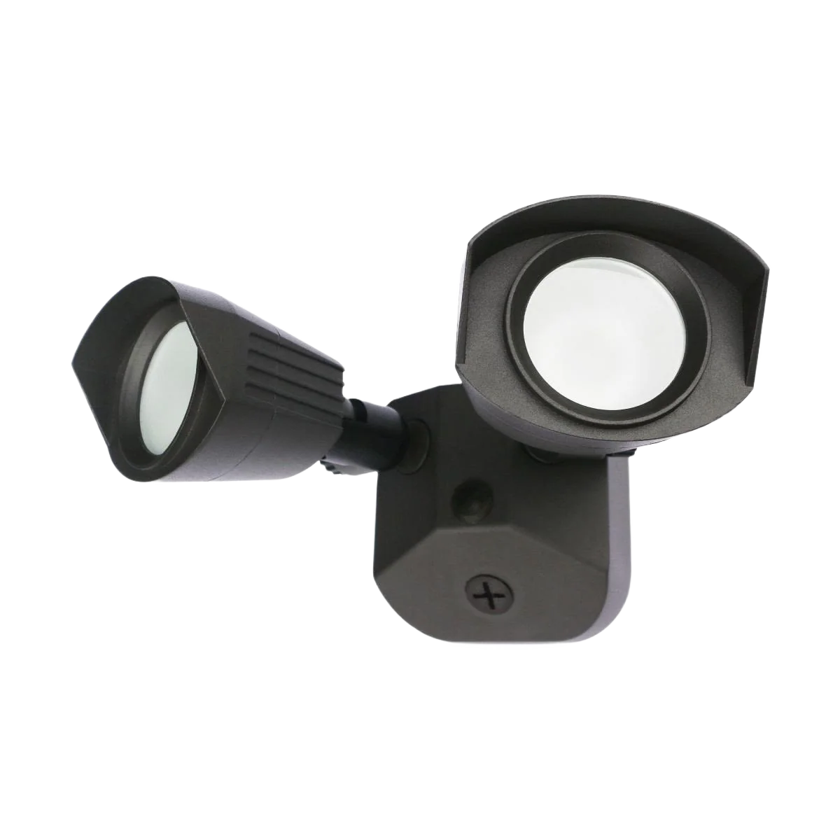 Verified Satco LED Dual Head Bronze Outdoor Security Light Exceptional