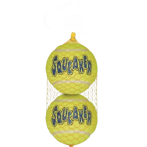 Fine KONG Large Squeakair Ball 2-Pack Advanced