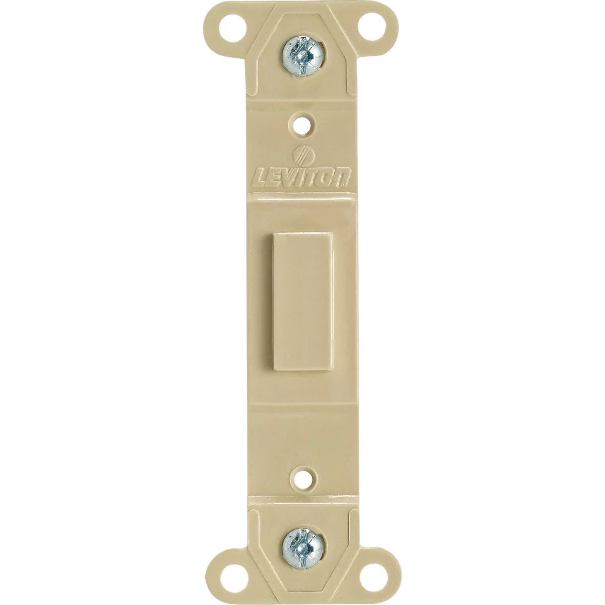 Organic Leviton Ivory Blank Toggle Wall Plate Insert Green