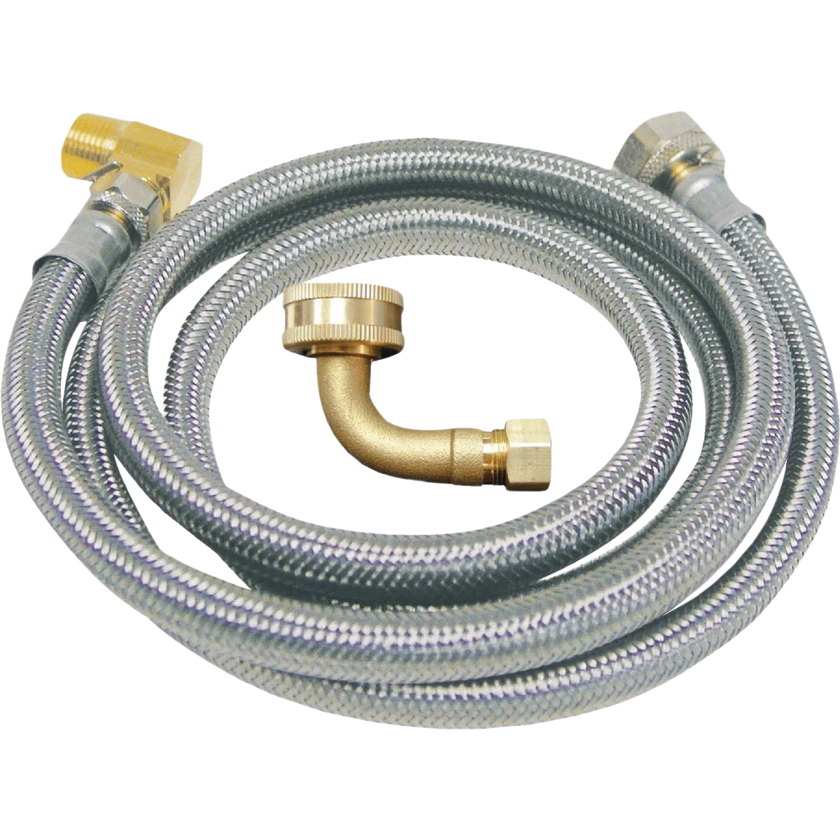 Eco-Friendly B K Stainless Steel Dishwasher Connector 3 8 In. x 3 8 In. x 72 In. L Outstanding