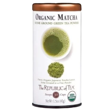 Practical The Republic of Tea Organic Full Leaf Matcha Tin 1.5 oz. Comfortable