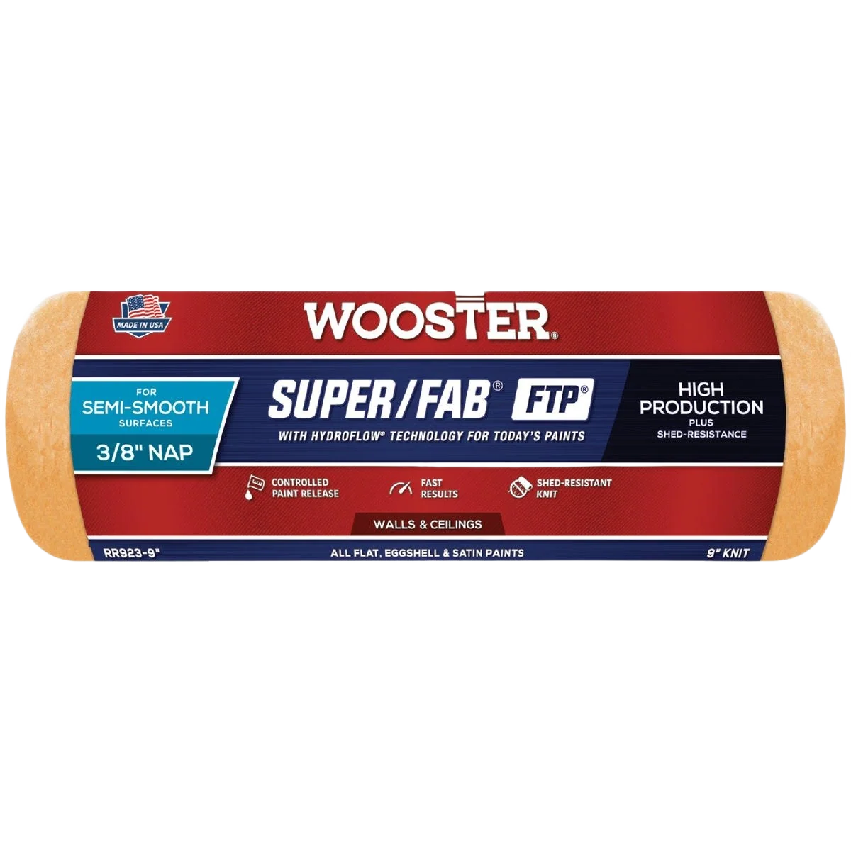 Exclusive Wooster Super Fab Knit Fabric Roller Cover 9 x 3 8 in. High-Quality