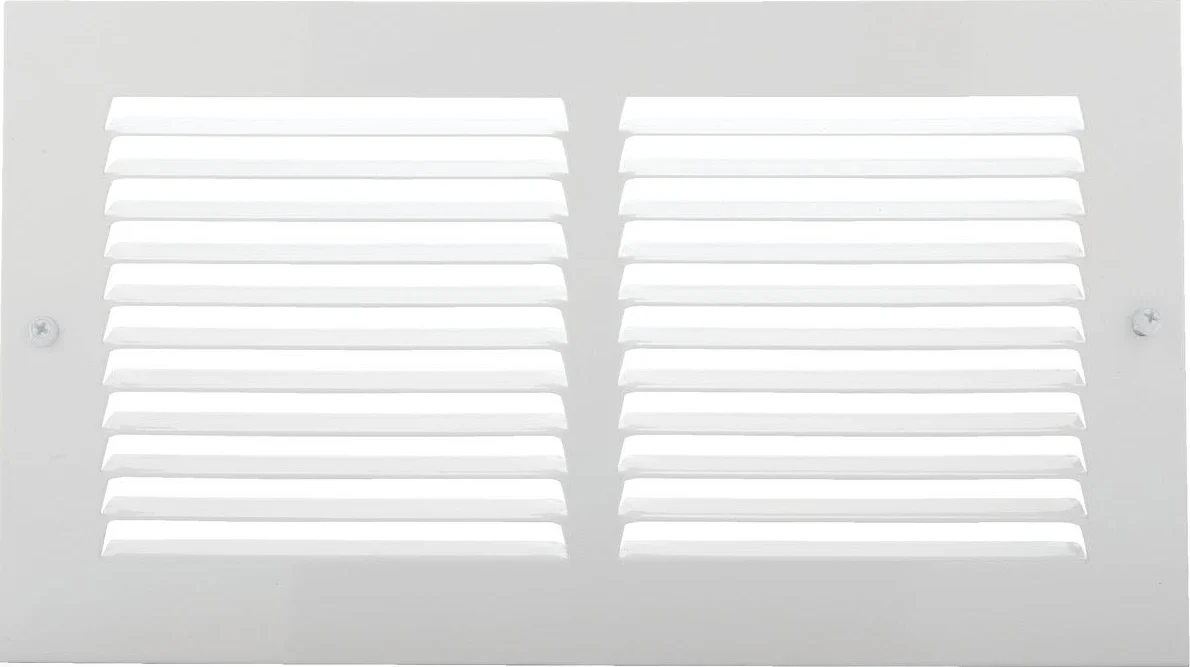 Effective Home Impressions 6 in. x 12 in. Stamped Steel Return Air Grille Green