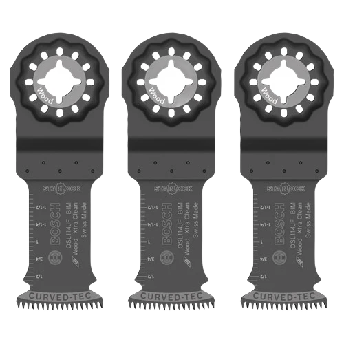 Smart Bosch 1-1 4 in. Bi-metal Xtrclean Plunge 3-Pack Effective