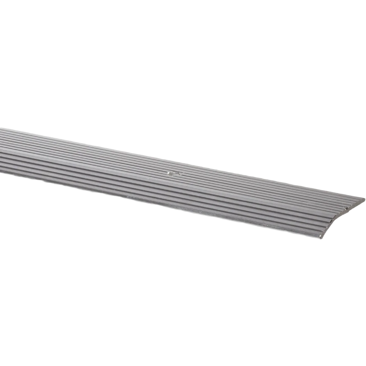 Lightweight M-D Satin Silver Fluted Carpet Wide Trim Bar 1-3 8 in. x 3 ft. Clean