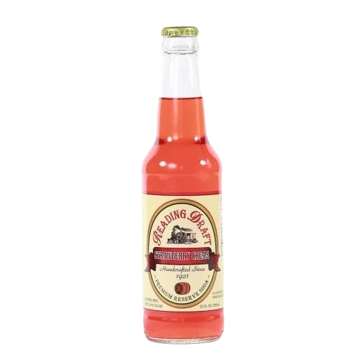 Eco-Friendly Reading Soda Works Strawberry Cream Soda – 12 oz. Carefully Designed
