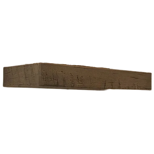 Green Etchwood 30 in. Brown Rustic Floating Shelf Powerful