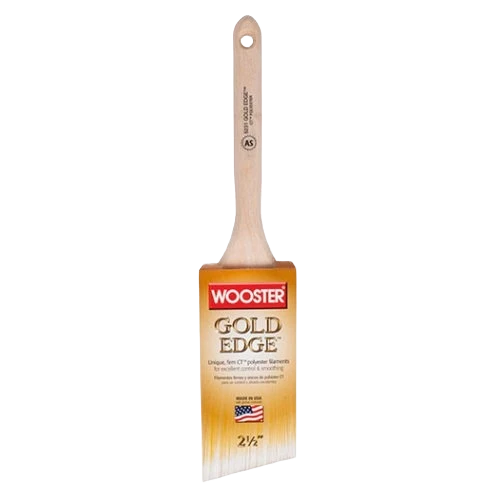 Effective Wooster Brush 2-1 2 in. Gold Edge Angle Sash Brush Sophisticated