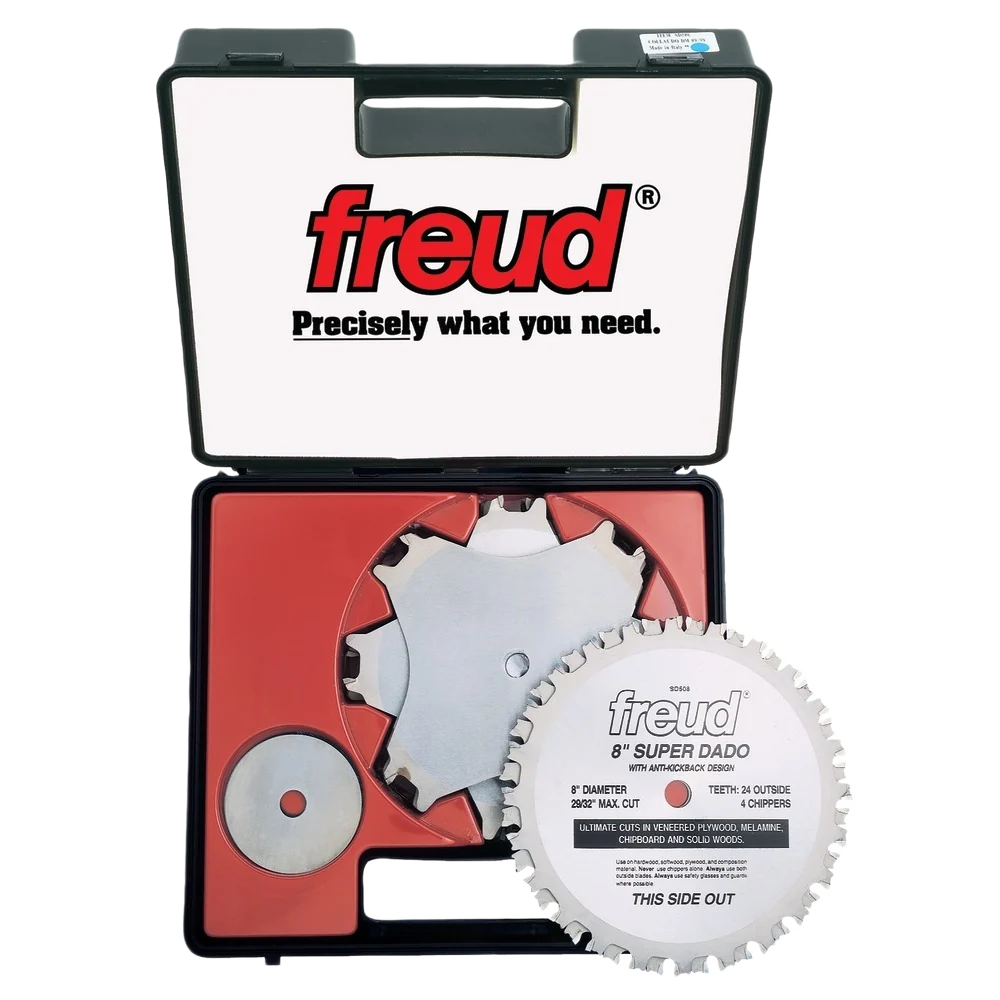 Exceptional Freud 8 in. Super Dado Sets Recyclable
