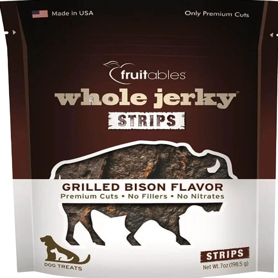 Comfortable Fruitables Whole Jerky Bison Strips 5 oz. Powerful