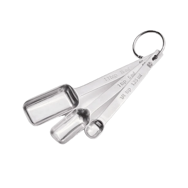 Casual King Arthur Baking Company Spare Measuring Spoons 3-Piece Set Minimalist