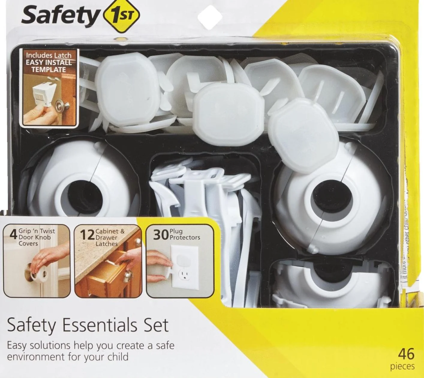 Proven Safety 1st Safety Essentials Childproofing Kit 46piece Classic