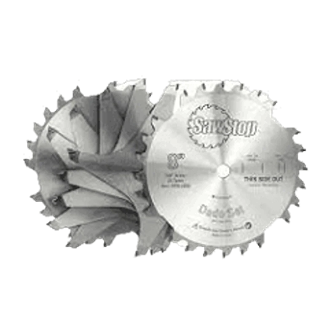 Traditional SawStop 8 Premium Dado Set Convenient