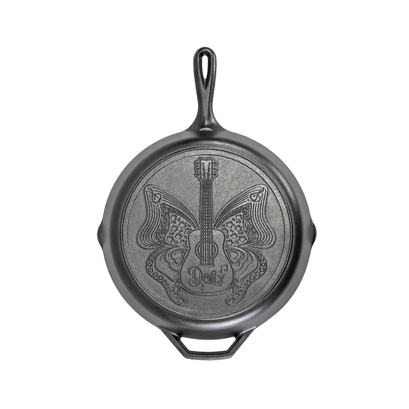 Breathable Lodge ‘Love is Like a Butterfly’ Dolly Parton Skillet 12 Casual