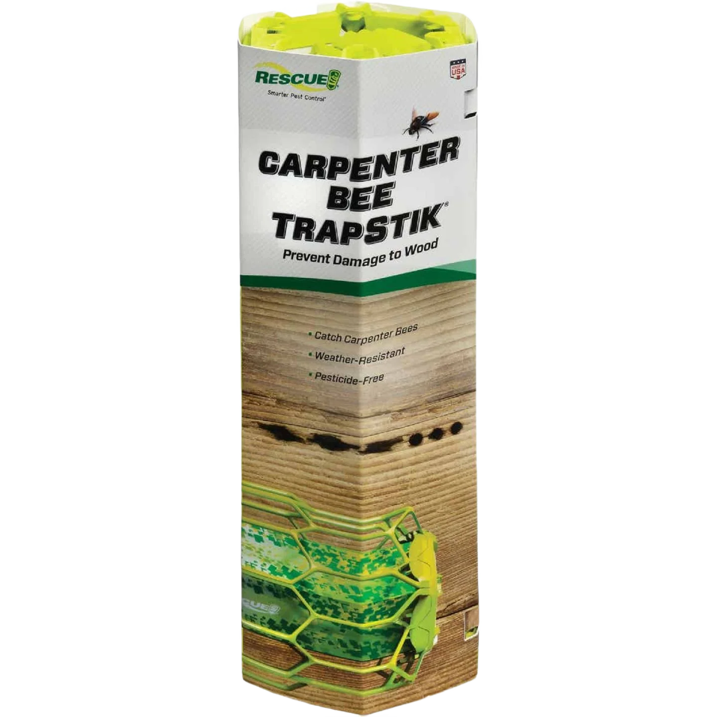Efficient Rescue TrapStik Disposable Carpenter Bee Trap Reusable