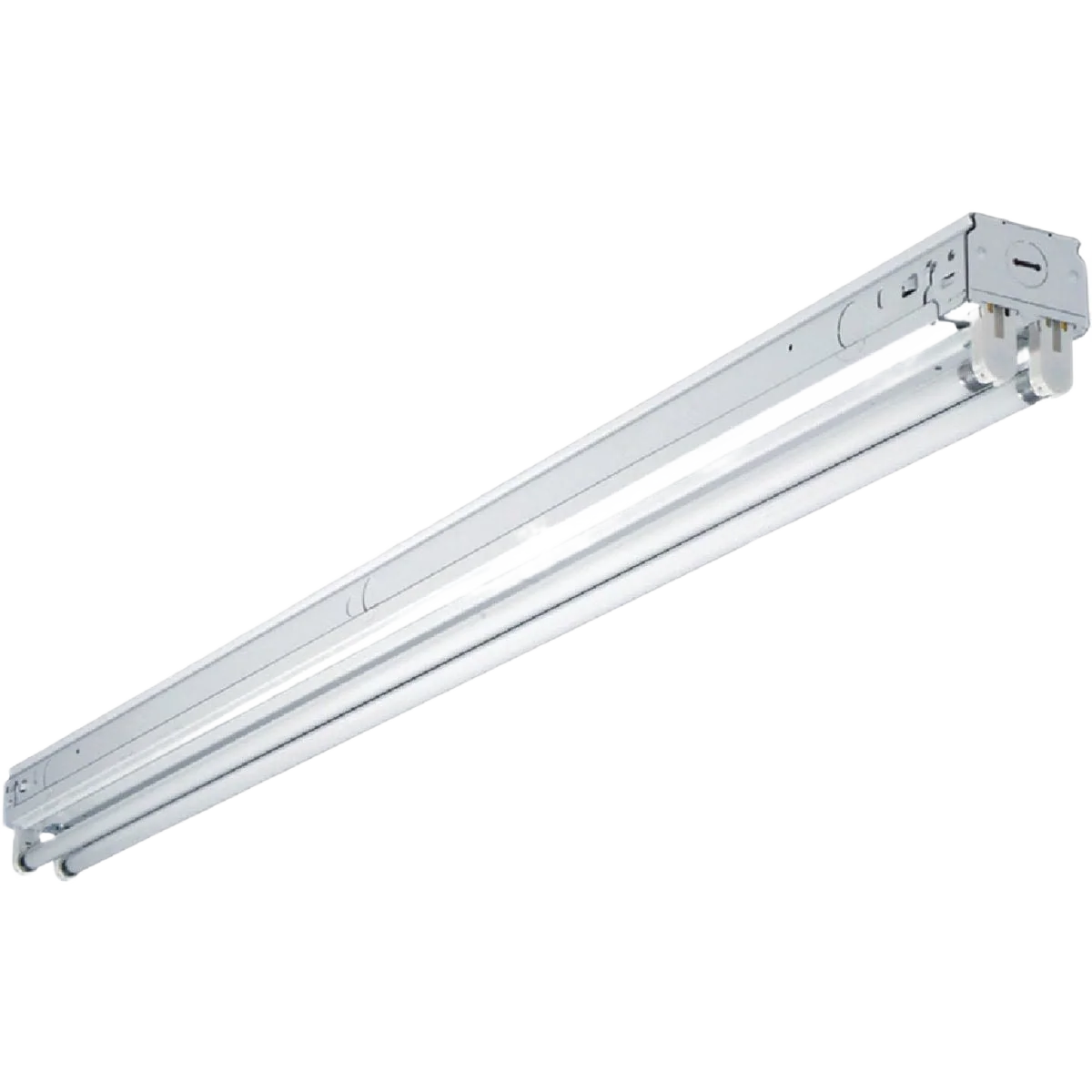 Flexible Metalux White 2 Bulb Fluorescent T8 Strip Light 4 ft. Reusable