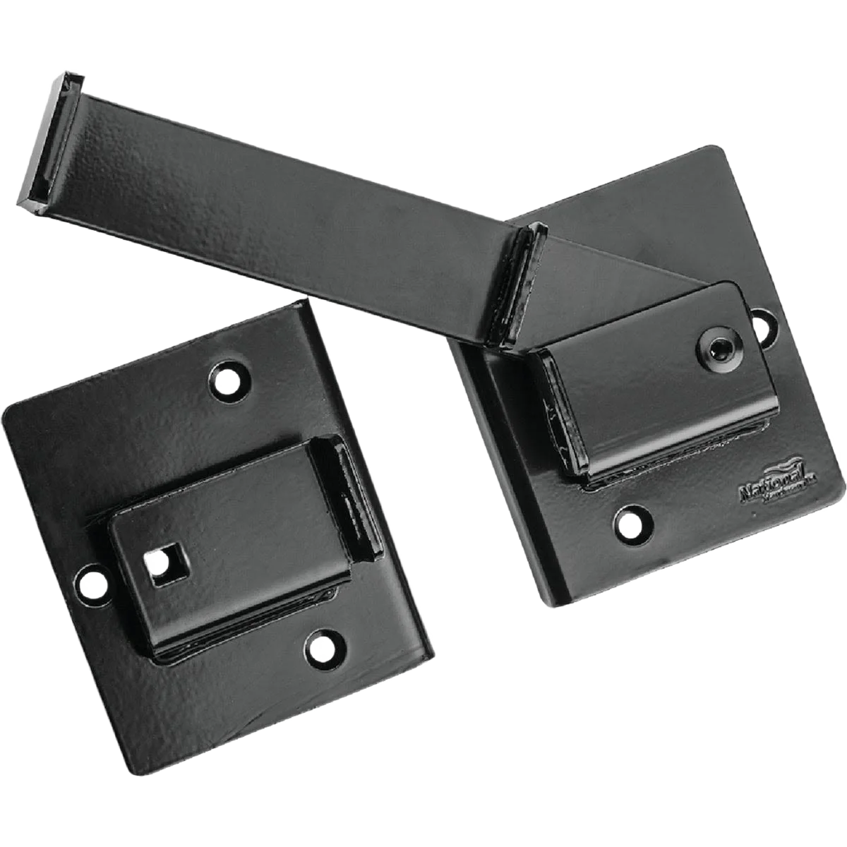 Comfortable National Hardware Heavy-Duty Black Flip Gate Latch User-Friendly