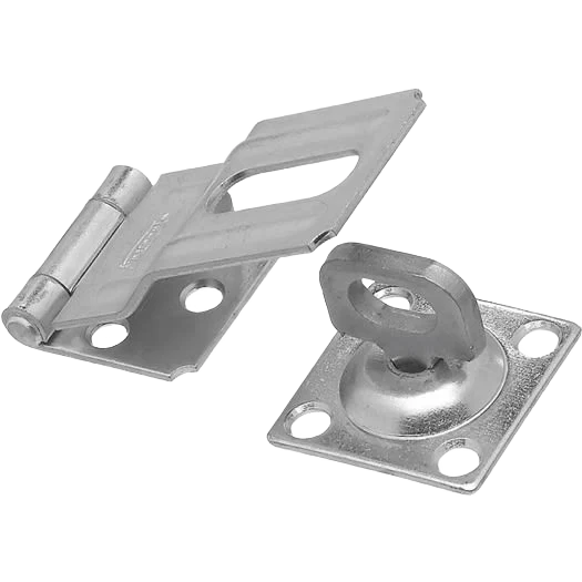 Innovative National Hardware 3-1 4 Zinc Swivel Safety Hasp Elite