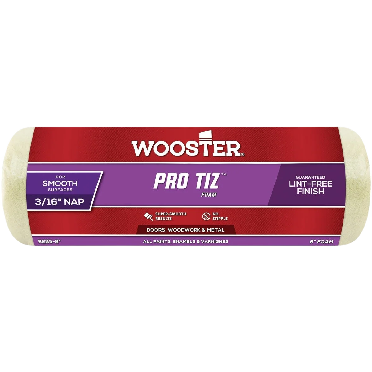 Certified Wooster Pro TIZ Foam Roller Cover Fine