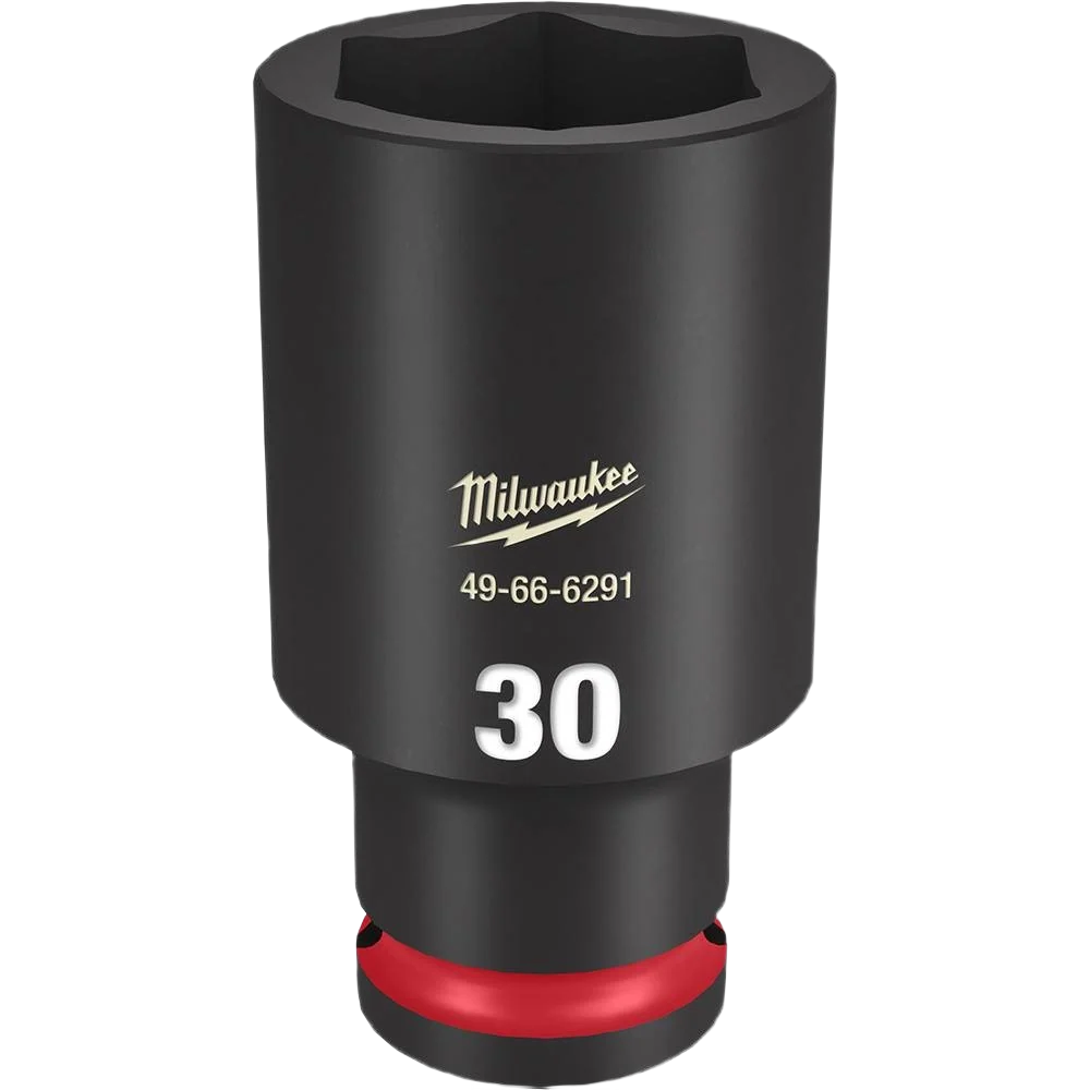 Genuine Milwaukee SHOCKWAVE™ Impact Duty™ 1 2 Drive 30-mm Deep 6 Point Socket High-End