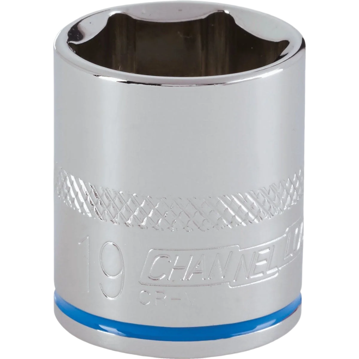 Fine Crafted Channellock 3 8 in. Drive 19mm 6-Point Shallow Metric Socket Sustainable