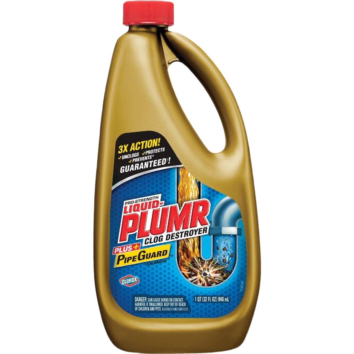 Sustainable Liquid-Plumr Pro-Strength Full Clog Destroyer Recyclable