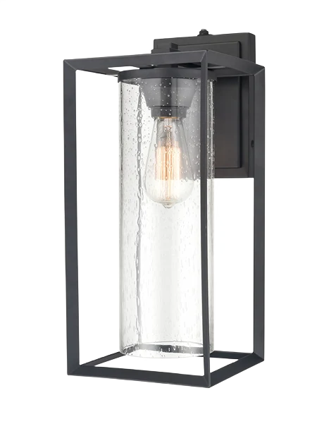 Artisan Millennium Lighting 1 Fixture Black Wheatland Outdoor Wall Mount with Dusk to Dawn Sensor Quality
