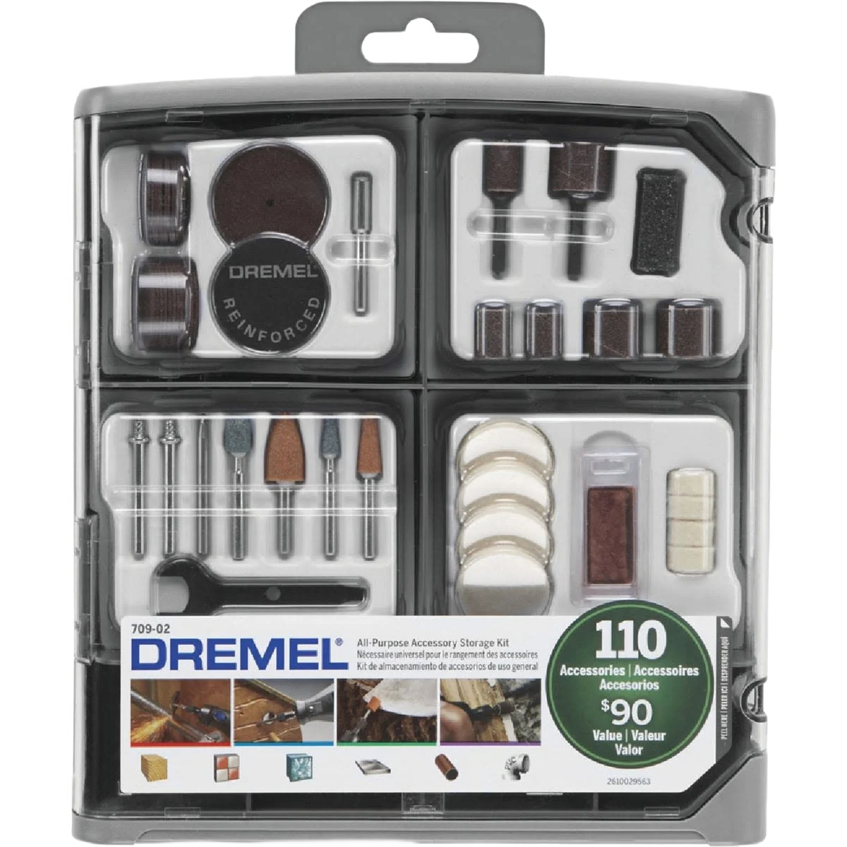 Optimized Dremel 110-Piece All-Purpose Rotary Tool Accessory Kit Innovative